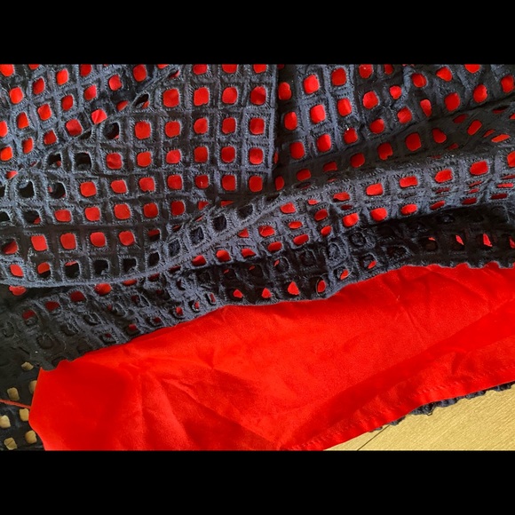 BANANA REPUBLIC navy eyelet dress - Picture 5 of 5